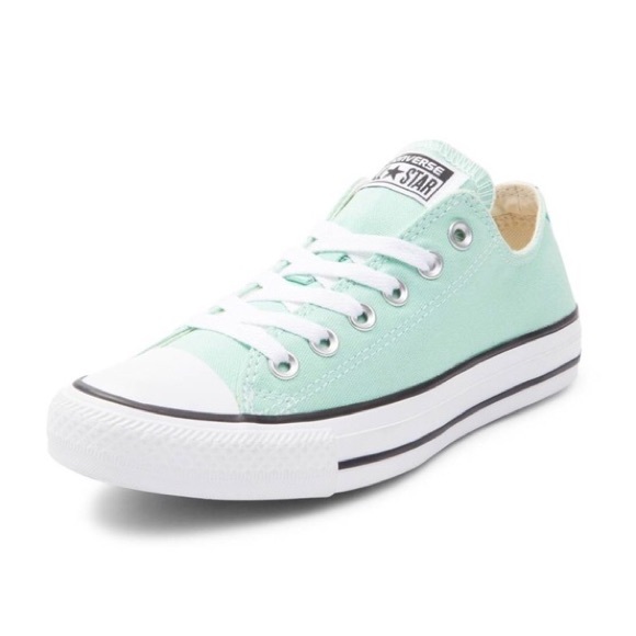 mint blue converse